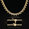 3 Prong Round Tennis Necklace Mounting in 14K Gold (.10 ct / 3.0 mm)