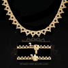 3 Prong Round Tennis Necklace Mounting in 14K Gold (.15 ct / 3.4 mm)