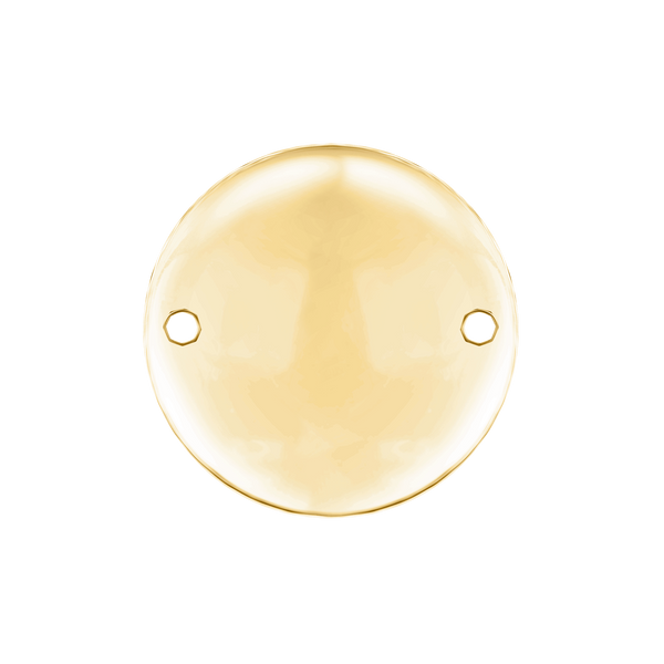 Round Chain Tag with 2 Holes (6.0 mm - 12.0 mm)