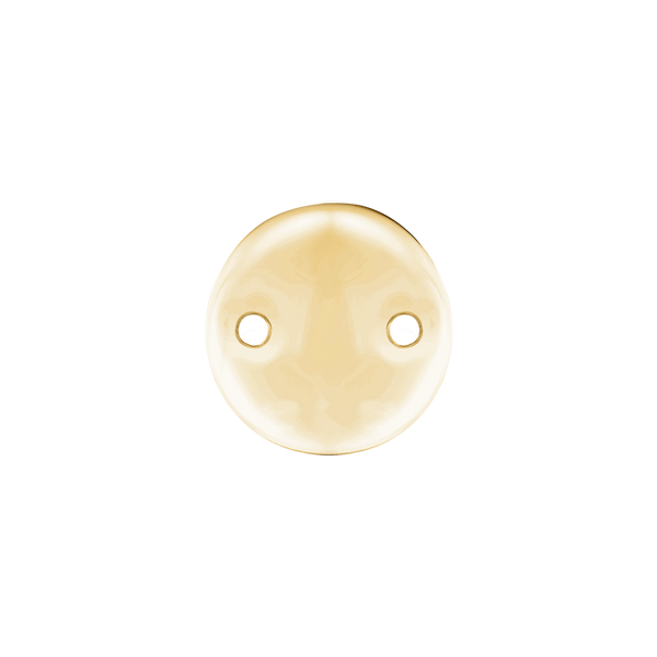 Round Chain Tag with 2 Holes (6.0 mm - 12.0 mm)