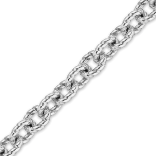 Bulk / Spooled Twist Cable Chain in Sterling Silver (1.90 mm - 4.50 mm)