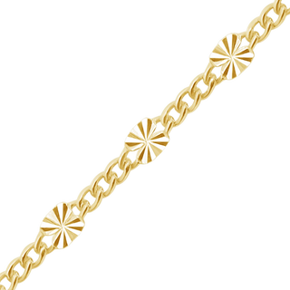 Bulk / Spooled Valentino (Alternating 3X Curb) Chain in 14K Gold-Filled (2.80 mm)