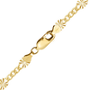 Finished Valentino (Alternating 3X Curb) Bracelet in 14K Gold-Filled (2.80 mm)