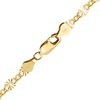 Finished Valentino (Alternating 3X Curb) Bracelet in 14K Gold-Filled (2.80 mm)
