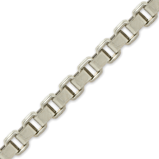 Bulk / Spooled Venetian Box Chain in Stainless Steel (2.50 mm)