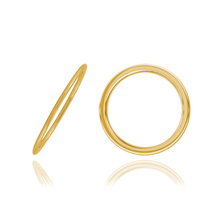 Gold Filled Round Wedding Bands (1.0 mm - 2.0 mm)