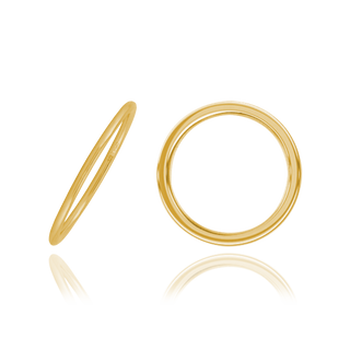 Gold Filled Round Wedding Bands (1.0 mm - 2.0 mm)