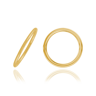 Gold Filled Round Wedding Bands (1.0 mm - 2.0 mm)