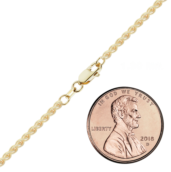 Finished Wheat Bracelet in 14K Gold-Filled (1.90 mm - 6.00 mm)