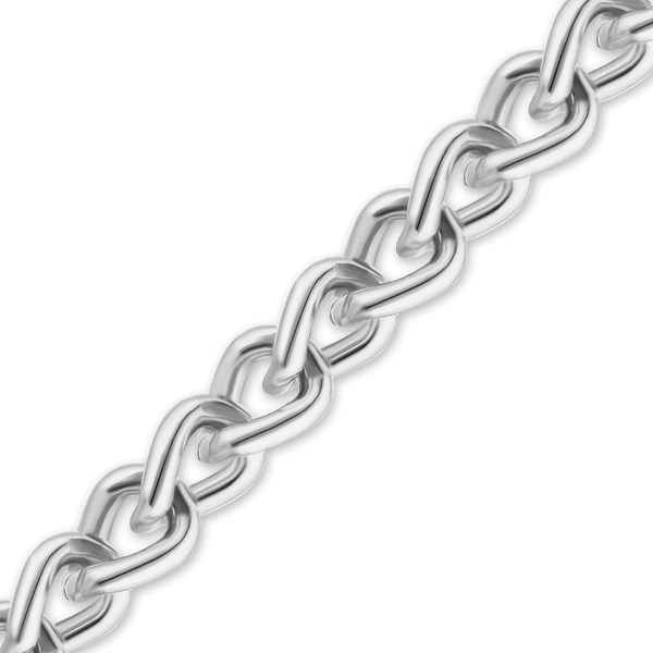 Bulk / Spooled Wheat Curb Chain in Sterling Silver (1.00 mm - 4.40 mm)