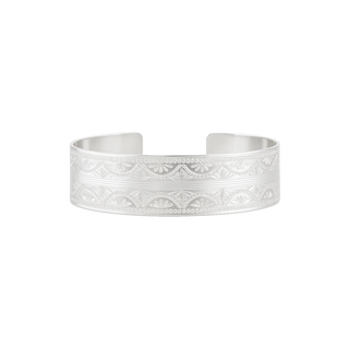 Sterling Silver Filigree Pattern Cuff Bracelet WPFL13C