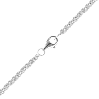 Finished Round Wheat Chain in Platinum (1.00 mm - 1.90 mm)