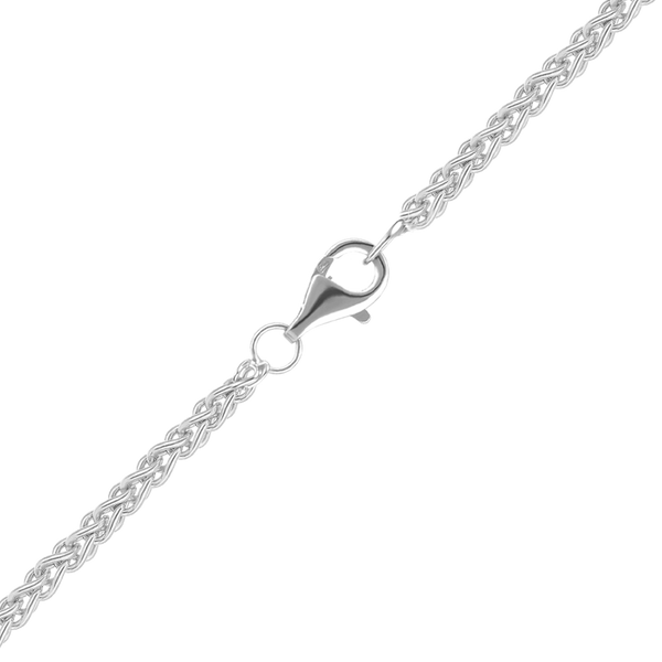 Finished Round Wheat Chain in Platinum (1.00 mm - 1.90 mm)
