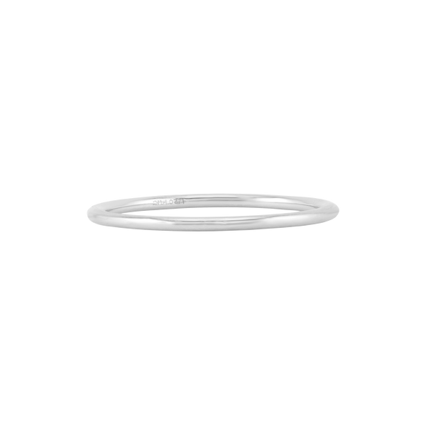 Round Wire Ring in 14K Gold
