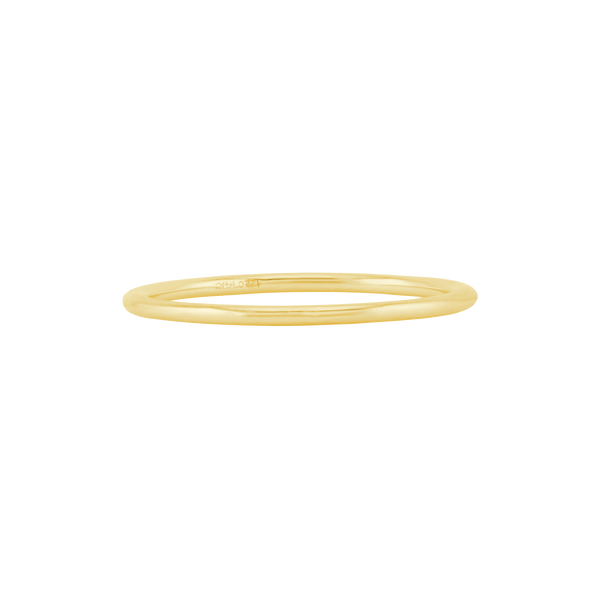 Round Wire Ring in 14K Gold