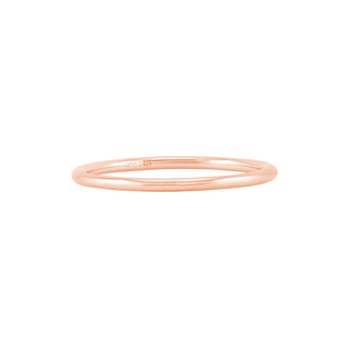 Round Wire Ring in Pink Gold Filled
