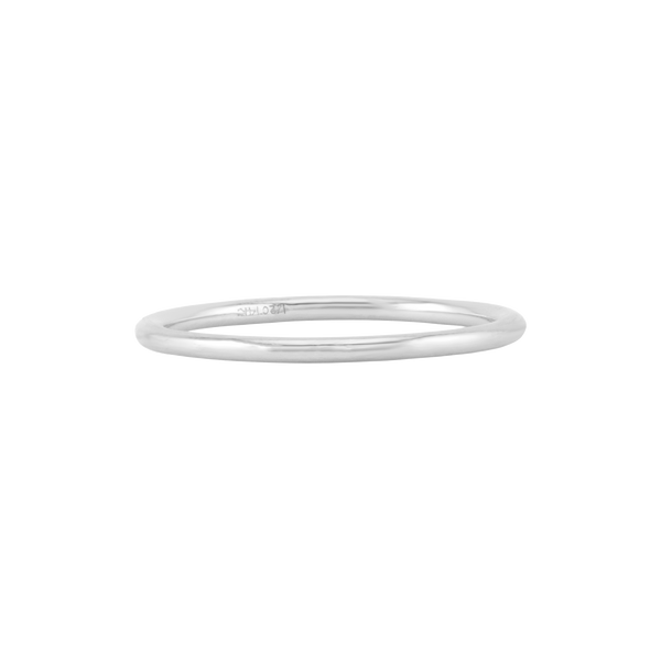 Round Wire Ring in 18K Gold
