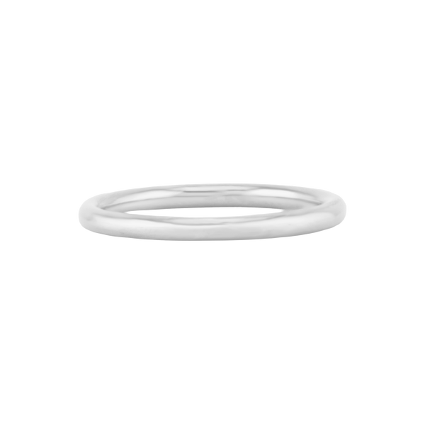 Round Wire Ring in Sterling Silver