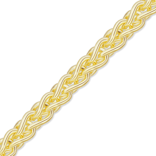 Bulk / Spooled Wheat Chain in 14K Yellow Gold (1.25 mm - 3.50 mm)