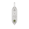 Zodiac Initial Pendant Charms in Sterling Silver (25.00 mm)