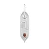 Zodiac Initial Pendant Charms in Sterling Silver (25.00 mm)
