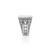 Stone Accented Bails with Textured Surface (6.5 mm - 9.0 mm)