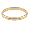Domed Wire Bangle Bracelet in 14K Gold