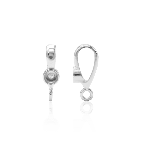 Bail with Bezel Accent and Jump Ring (9.25 mm - 13.50 mm)