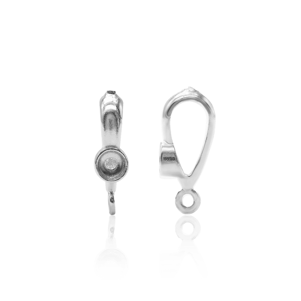 Bail with Bezel Accent and Jump Ring (9.25 mm - 13.50 mm)