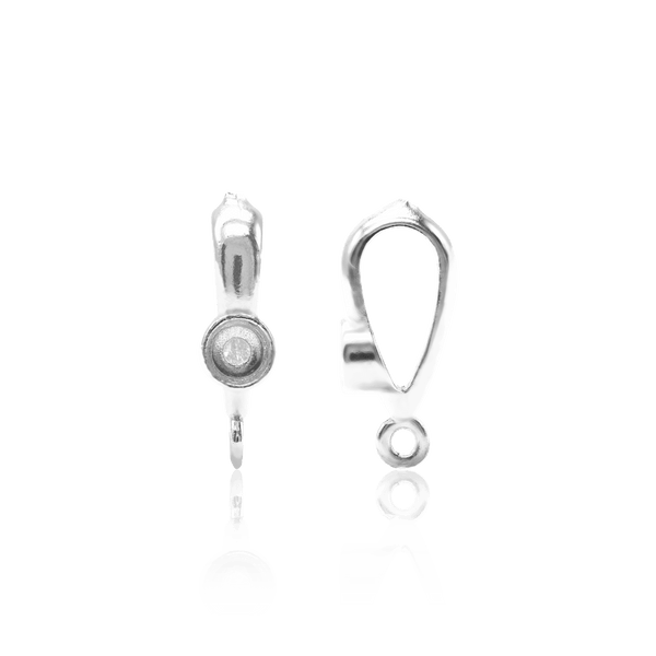 Bail with Bezel Accent and Jump Ring (9.25 mm - 13.50 mm)