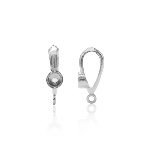 Bail with Bezel Accent and Jump Ring (9.25 mm - 13.50 mm)