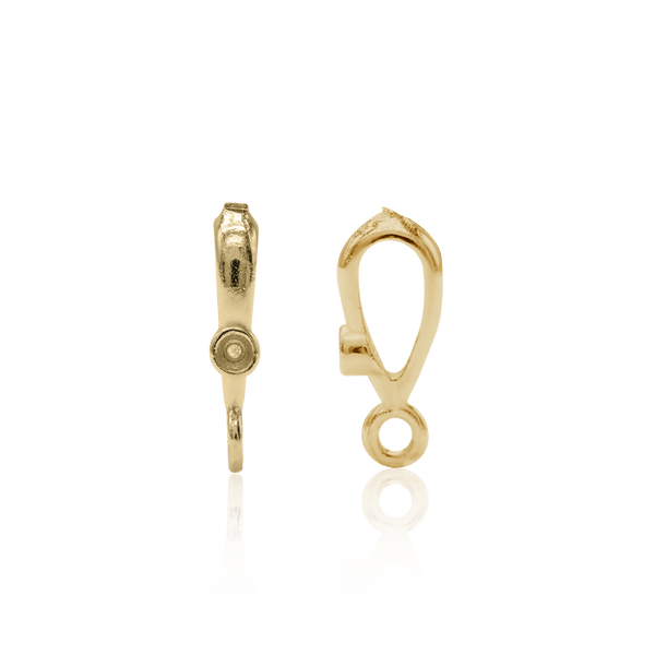 Bail with Bezel Accent and Jump Ring (9.25 mm - 13.50 mm)