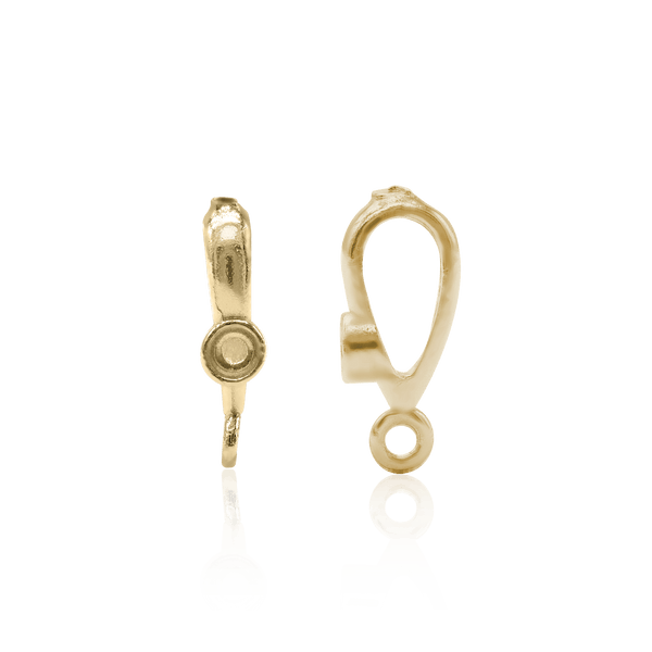 Bail with Bezel Accent and Jump Ring (9.25 mm - 13.50 mm)