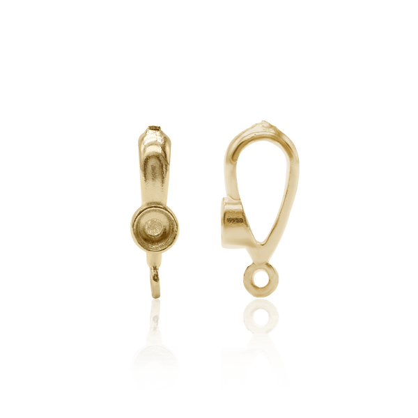 Bail with Bezel Accent and Jump Ring (9.25 mm - 13.50 mm)