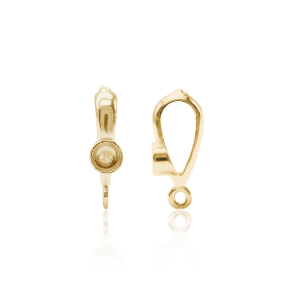 Bail with Bezel Accent and Jump Ring (9.25 mm - 13.50 mm)