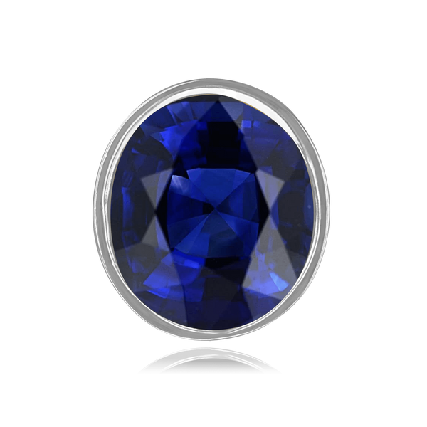 Oval Tapered Bezels in Sterling Silver (4.50 x 3.00 mm - 14.00 x 12.00 mm)