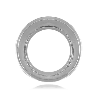 Round Tapered Bezels With Airline in Sterling Silver (2.50 mm - 13.00 mm)