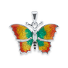 Butterfly Charm in Sterling Silver (25 x 31mm)