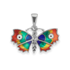 Butterfly Charm in Sterling Silver (20 x 24mm)