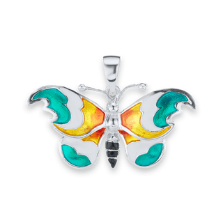 Butterfly Charm in Sterling Silver (21 x 32mm)