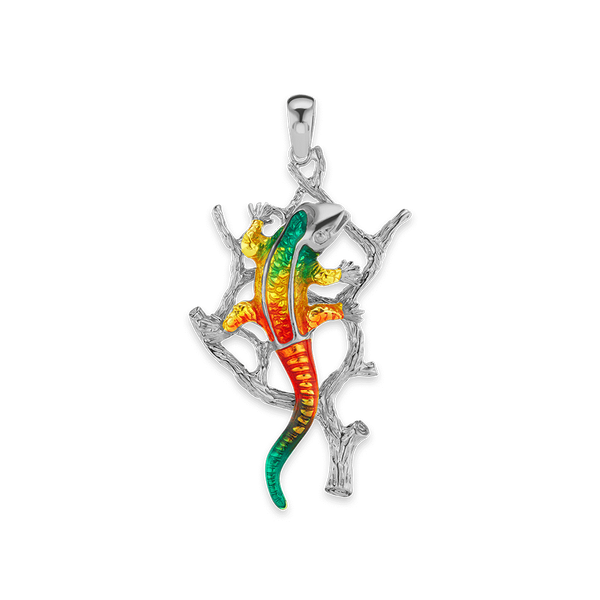 Lizard Charm in Sterling Silver (59 x 32mm)