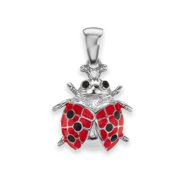 Fancy Ladybug Charm (23 x 15mm)
