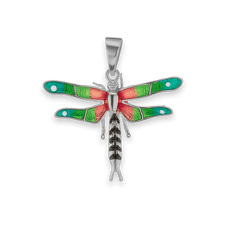 Dragonfly Charm in Sterling Silver (29 x 28mm)