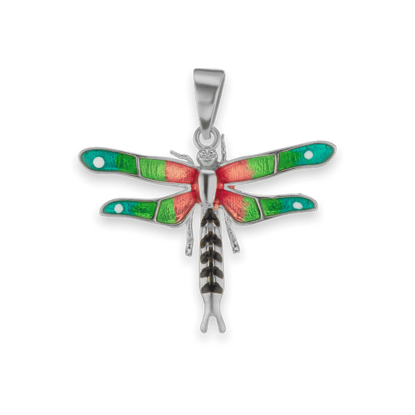 Dragonfly Charm in Sterling Silver (29 x 28mm)