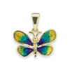 Fancy Butterfly Charm in Sterling Silver (18 x 18mm)