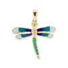 Dragonfly Charm in Sterling Silver (36 x 33mm)