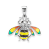 Bee Charm with CZ's (24 x 22mm)