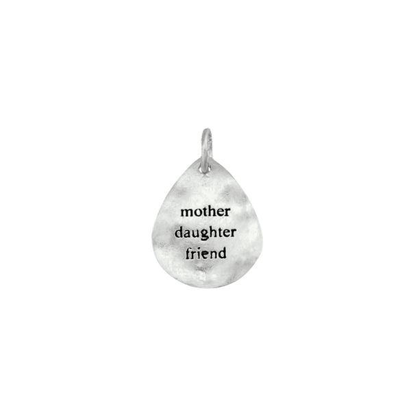 Mother Daughter Friend in Sterling Silver (21 x 15mm)