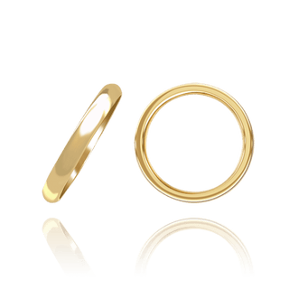14K Yellow Gold Comfort Fit Wedding Bands (2.0 mm - 4.0 mm)