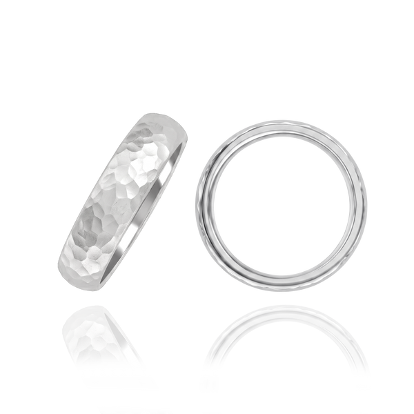 Sterling Silver Comfort Fit Wedding Bands (2.0 mm - 8.0 mm)